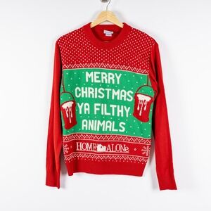 Home Alone Merry Christmas Ya Filthy Animal Ugly Christmas Sweater S Mens